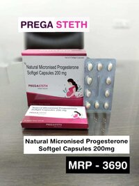 Natural Micronized Progesterone Softgel Capsules 200mg - Micronized Hormonal Formulation, Support For Women's Health, Oral Or Vaginal Use