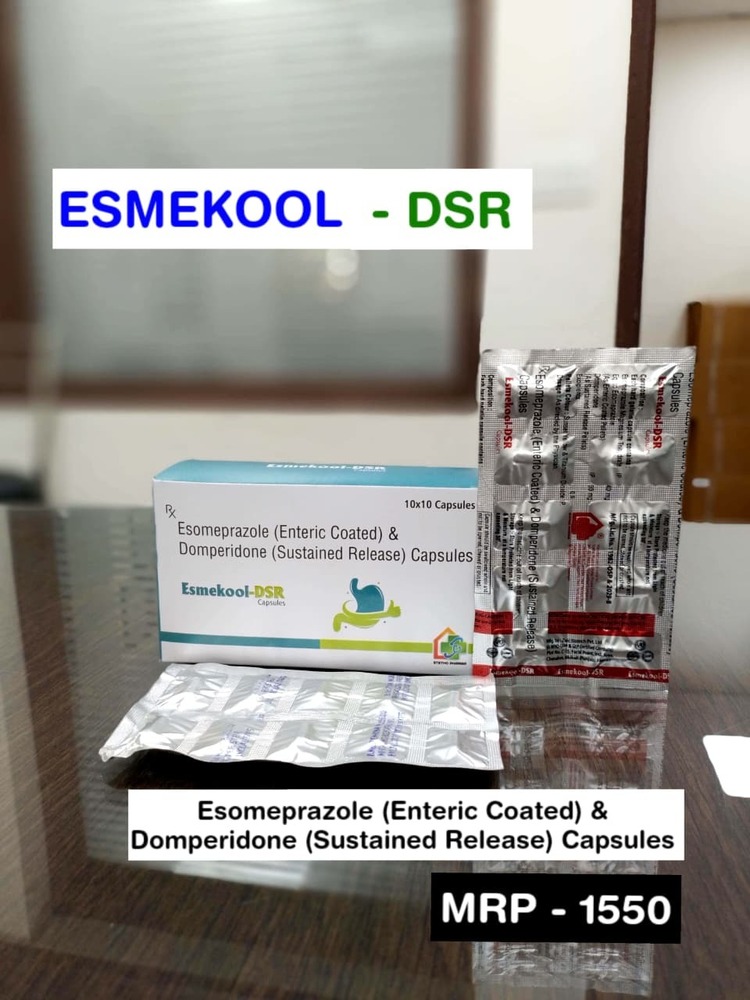 ESOMEPRAZOLE ENTERIC COATED ) & DOMPERIDONE (SUSTAINED RELESE CAPSULES