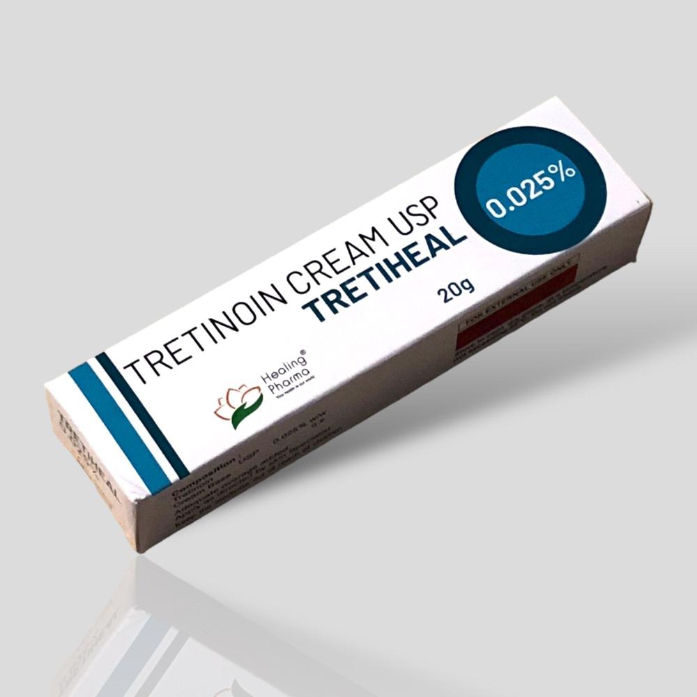 Tretiheal-0.025% Tretinoin Cream 20gm