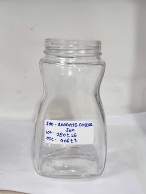 Glass coffee jar
