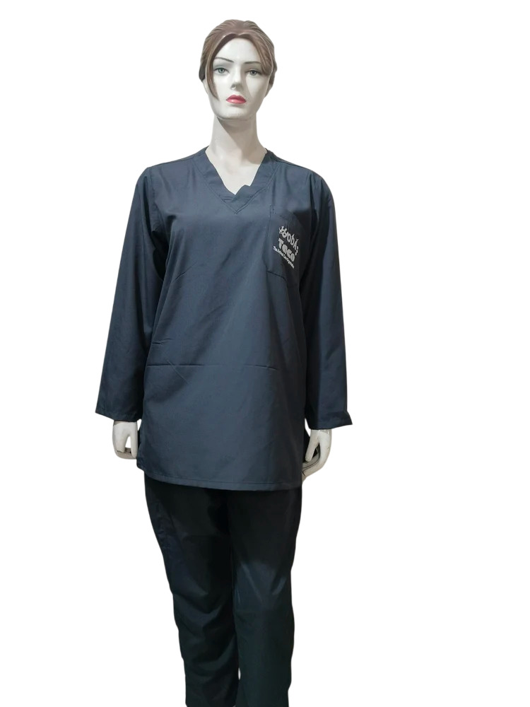 Manchaha Attire Medical Scrub - Color: Grey