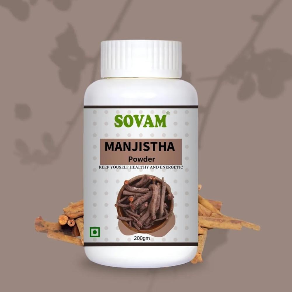Sovam Manjistha Powder 200gm - Efficacy: Promote Healthy & Growth