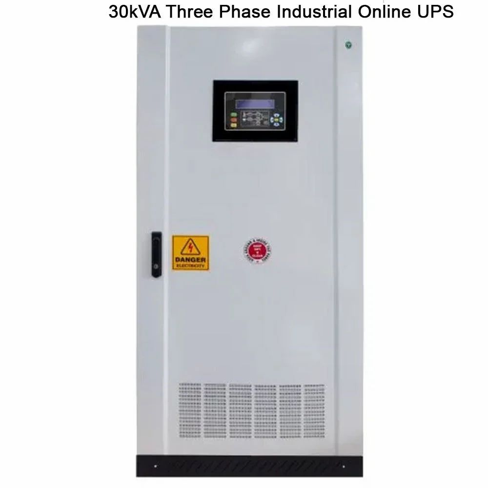 EnerTech 30kVA Three Phase Industrial Online UPS, 350 - 460 V, Htxi