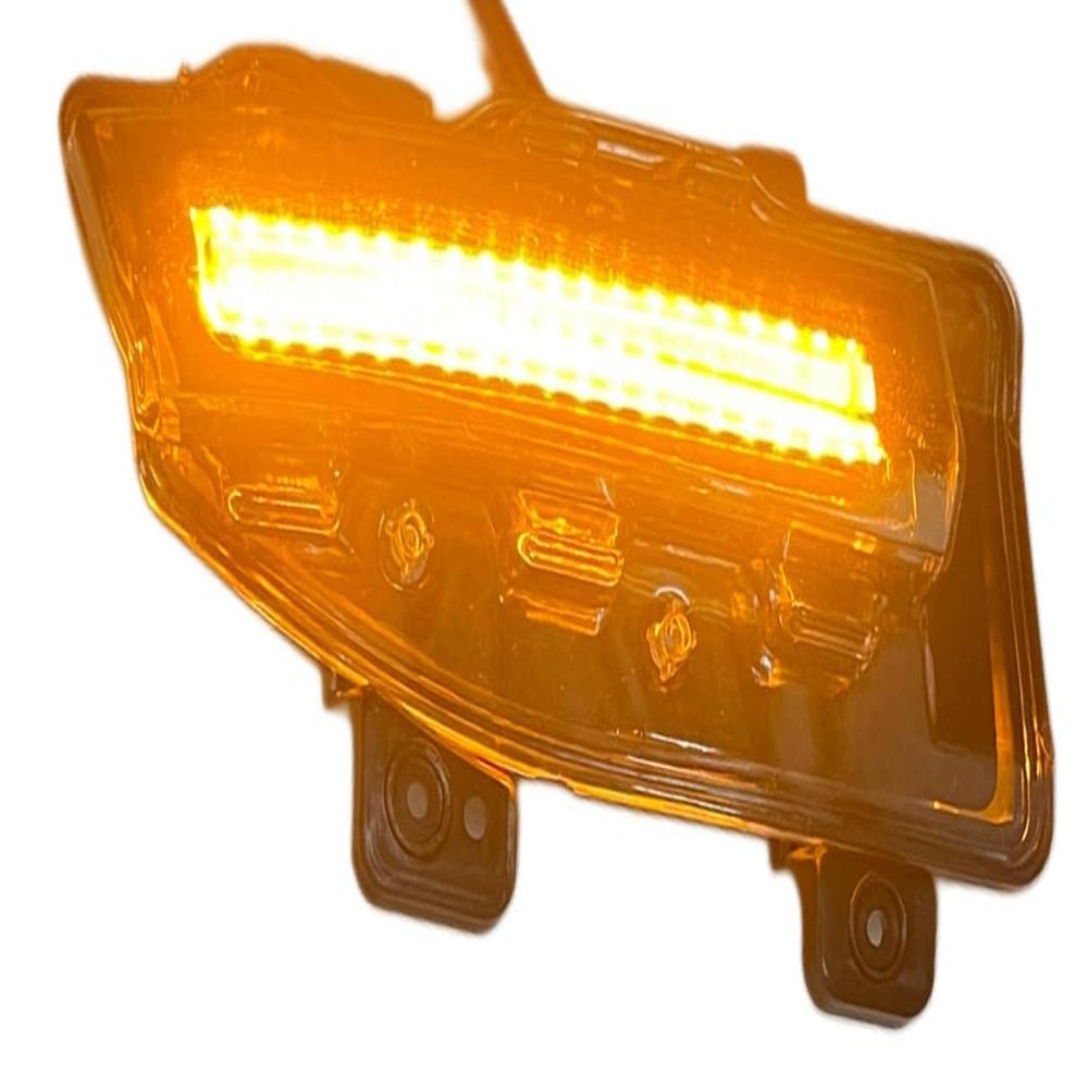 K D Fog Lamp set for Mahindra XUV 300 With Chrome Bezzel, Upper DRL & Wiring (Complete Kit) 2019-2023