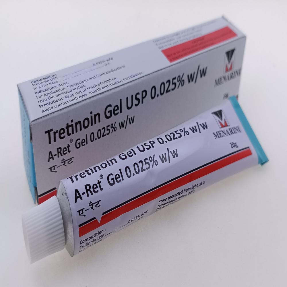 A-Ret Tretinoin Gel 0.025% - Drug Type: General Medicines