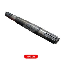 Input Shaft 6tx6t Suitable For Lancer Duty - Color: Silver