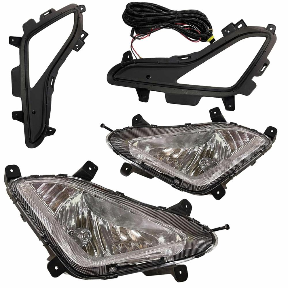 K D Fog Lamp set for Elantra 2015-2016 (Right & Left Sides) Complete Kit