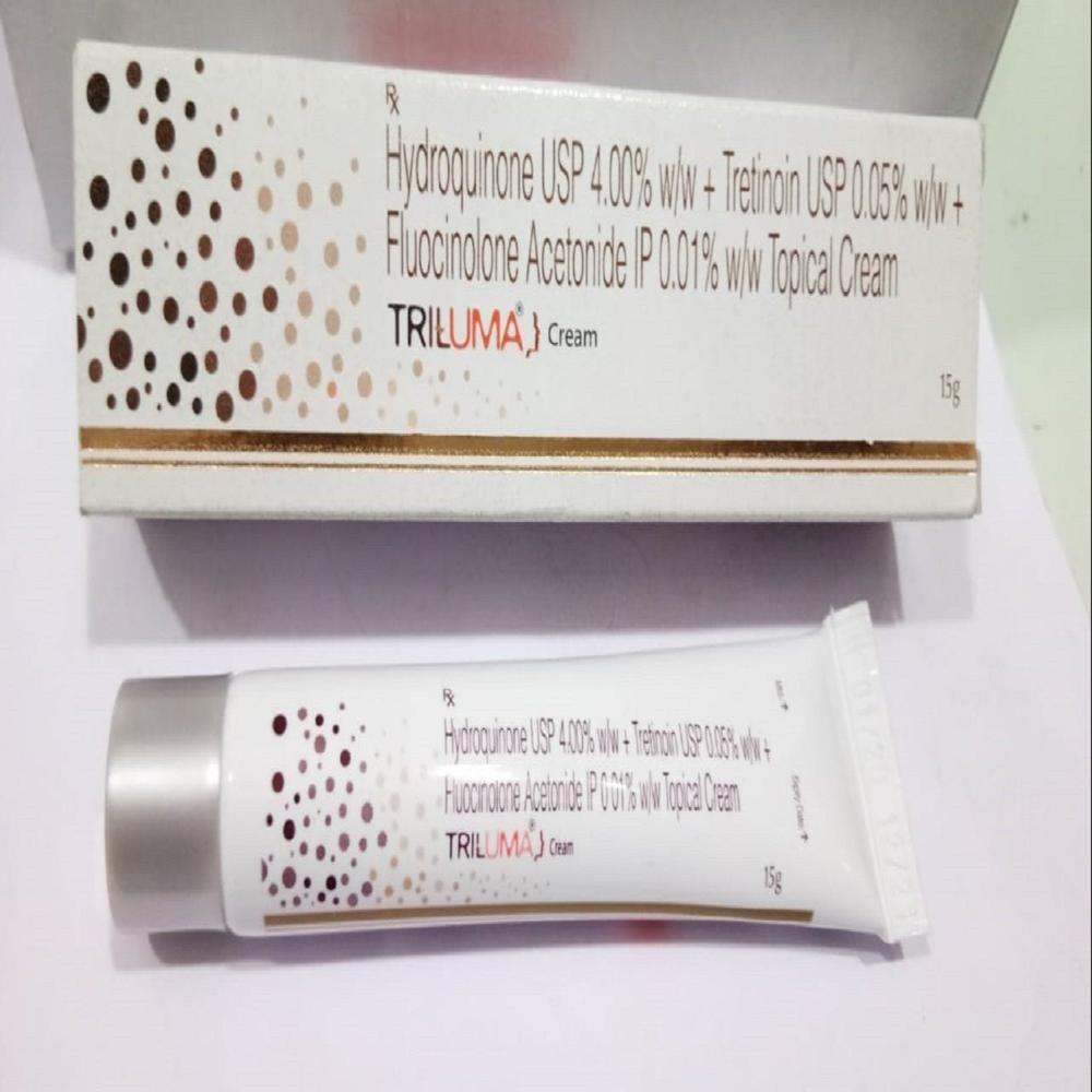 Triluma Hydroquinone + Tretinoin + Fluocinolone Acetonide Cream 15 Gm - Drug Type: General Medicines