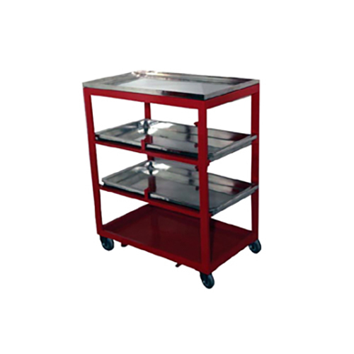 Ms 3Tier Trolley - Color: As Per Requirement