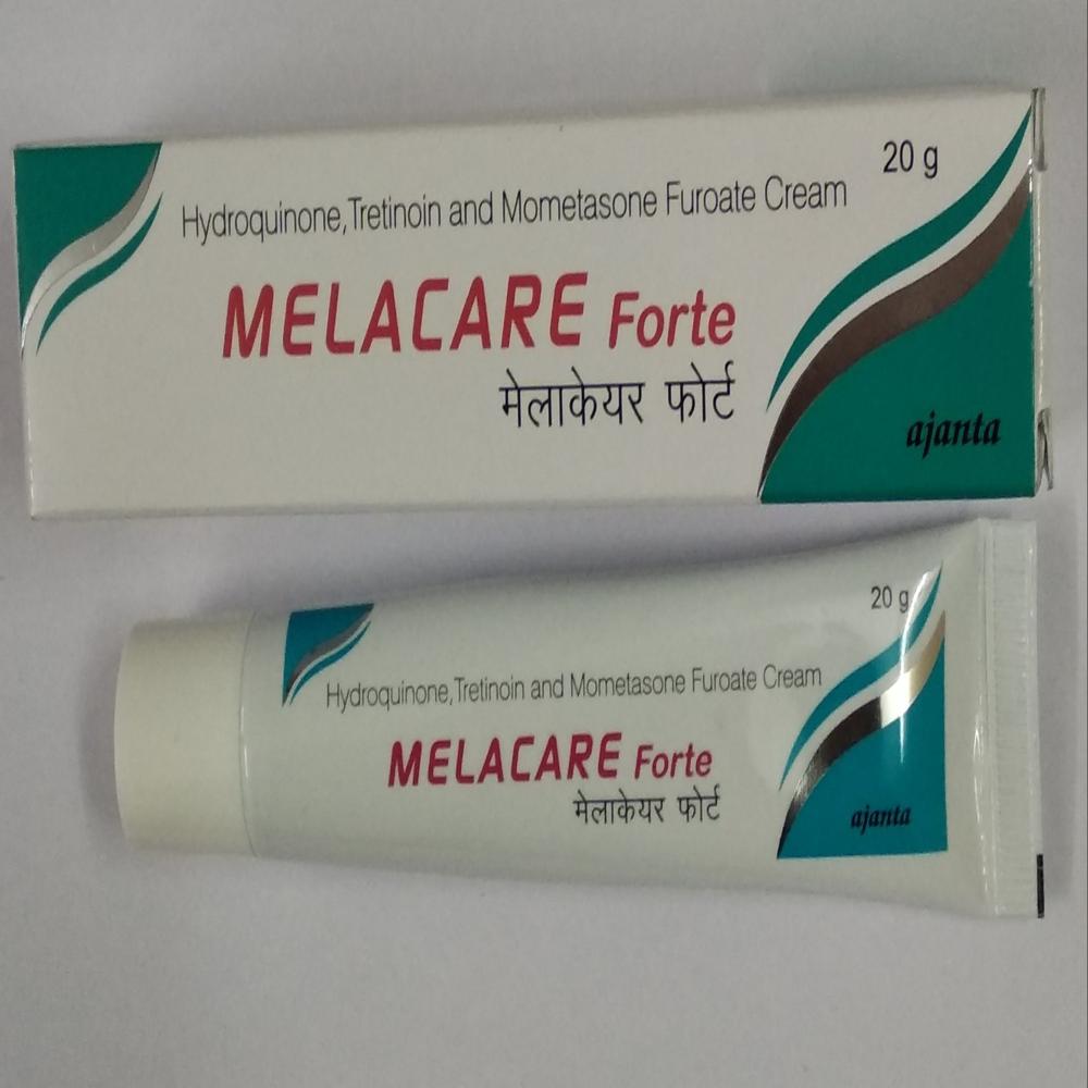 Melacare Forte Hydroquinone+mometasone+tretinoin 20g Cream - Drug Type: General Medicines