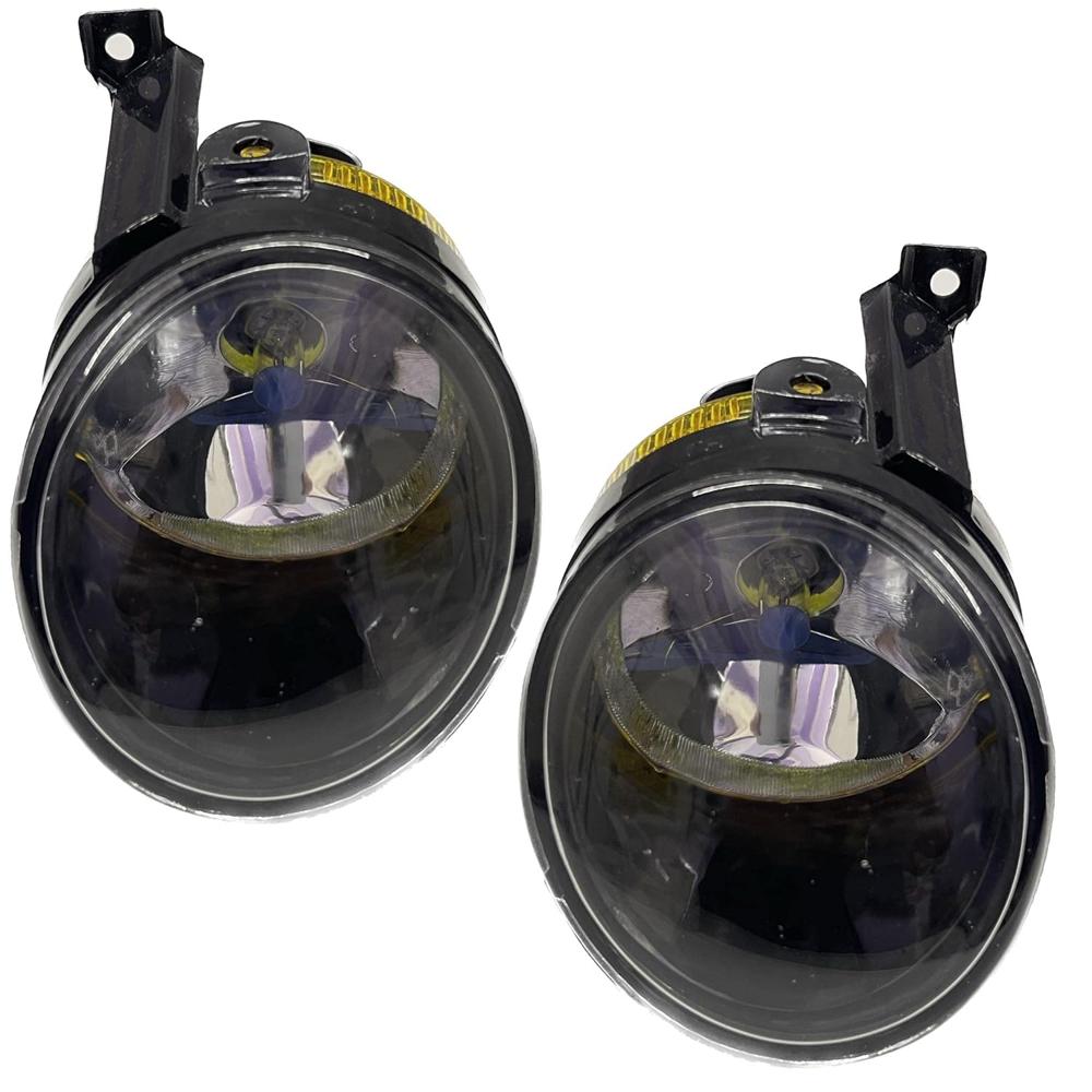 K D Fog Lamp Set For Vw Vento (Pair) With Bulb 2010-2019 - Features: Dustproof