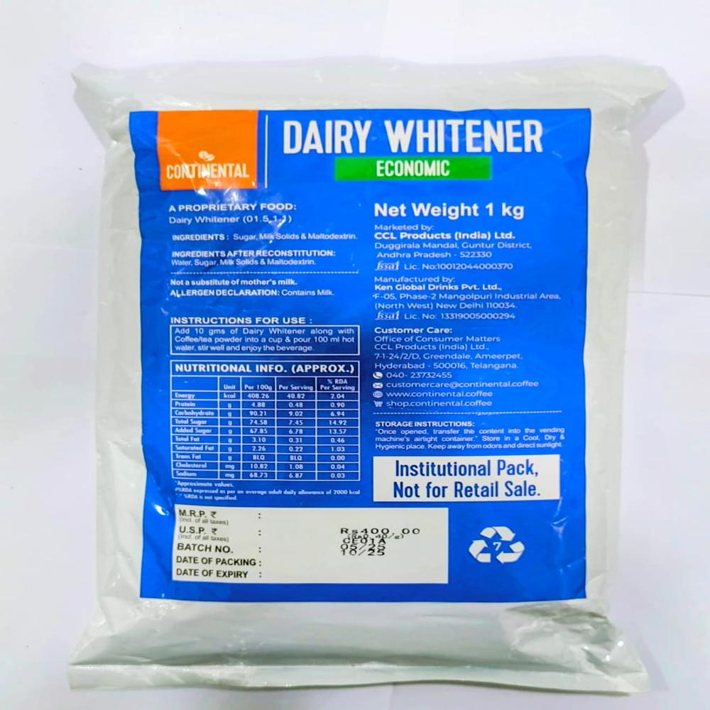 Continental Economic Dairy Whitener - Age Group: Adults