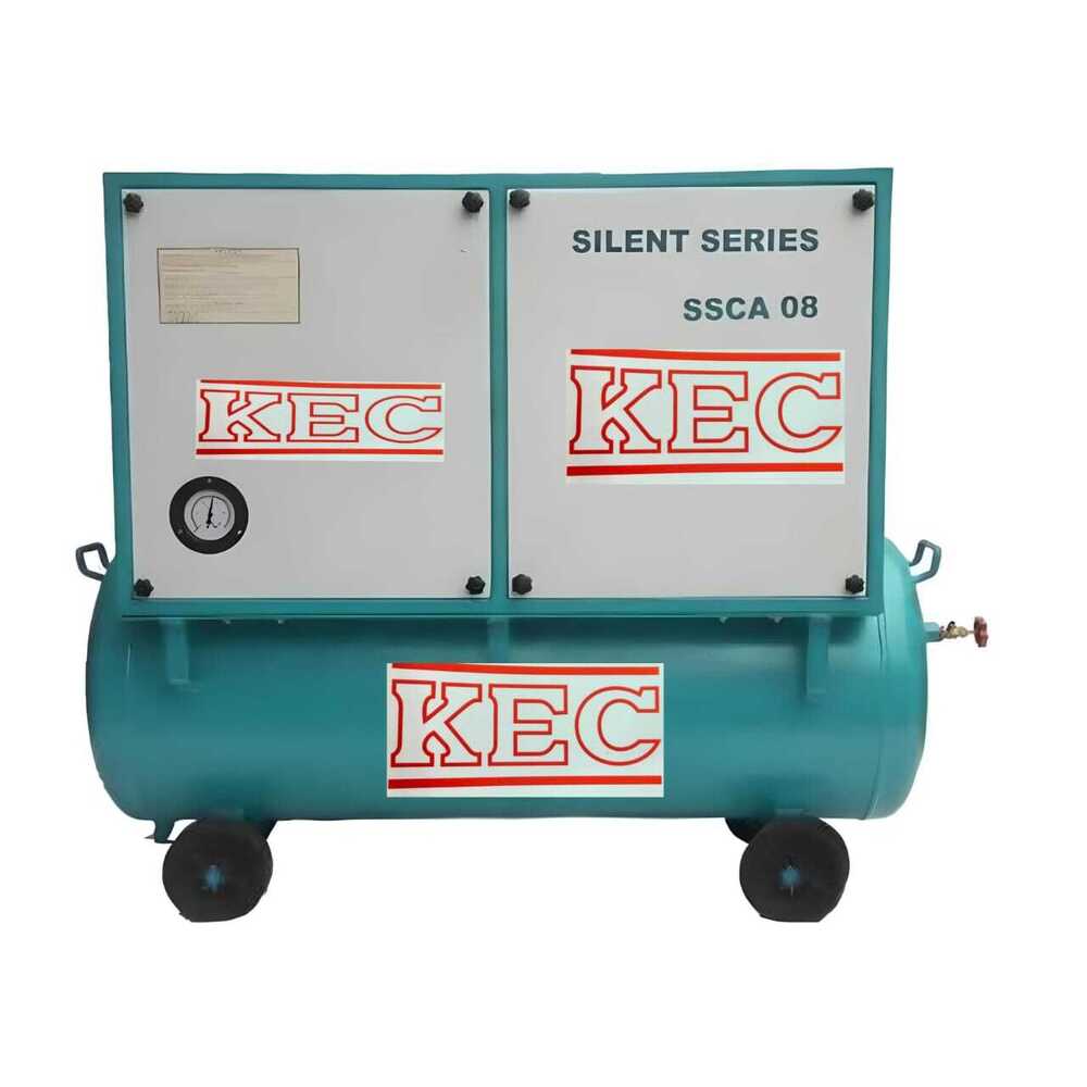 Silent Air Compressor - Color: Green Paint Coated