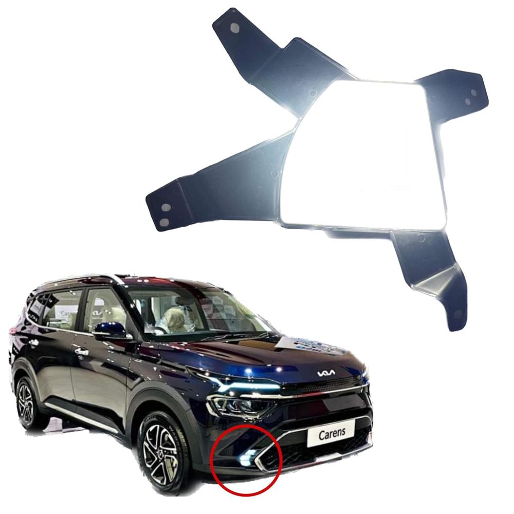 K D Fog Lamp Set For Kia Carens (Pair) Halogen White & Indicator Lights Combo Full High Lights