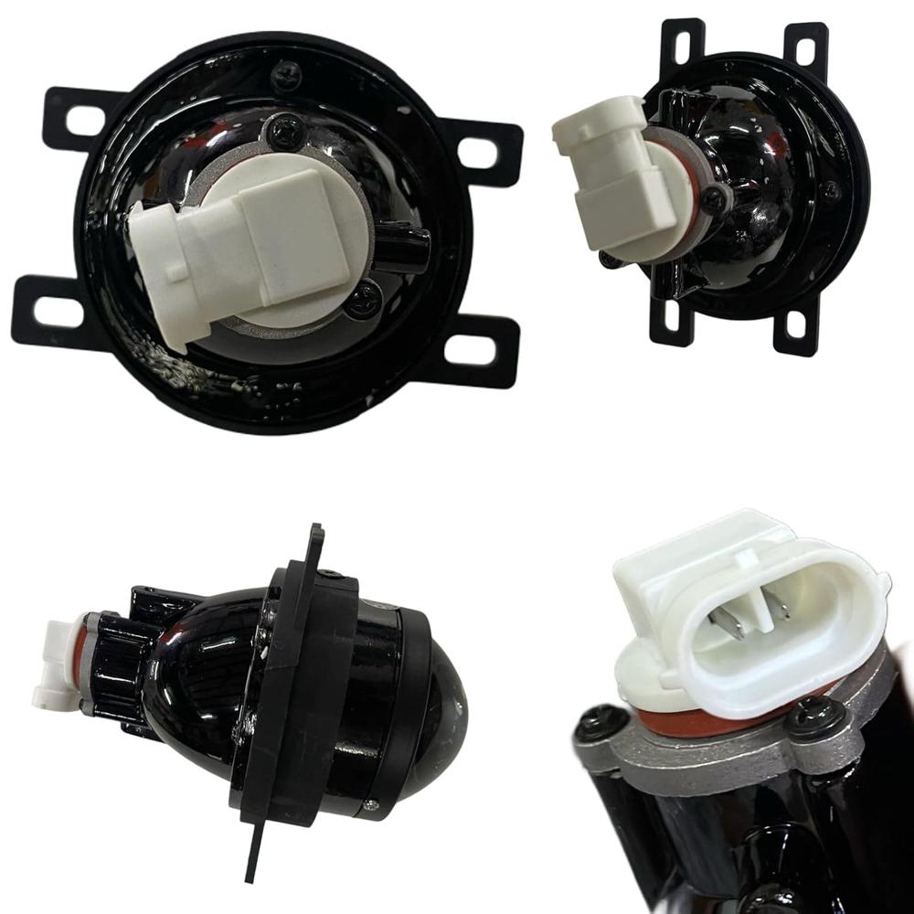 K D Universal Projector Halogen Fog Lamp Set For Swift, Ritz, Dzire, K10 T2, Eco Sport, Baleno, Wagonr, S-Cross, Ertiga, Celerio, Kwid, Nexon, Safari, Punch, Glanza Etc (3 Inch) Yellow