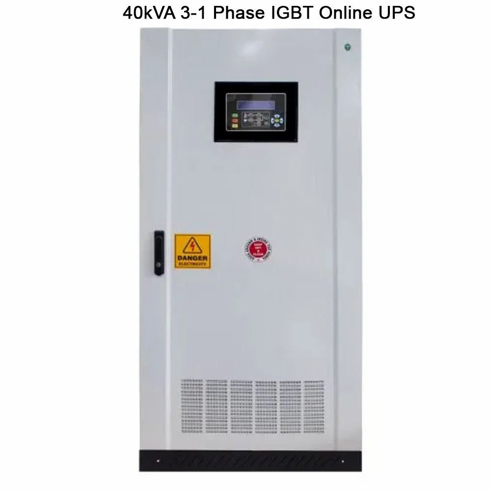 EnerTech 40kVA 3-1 Phase IGBT Online UPS, 350 - 460 V, Htxi