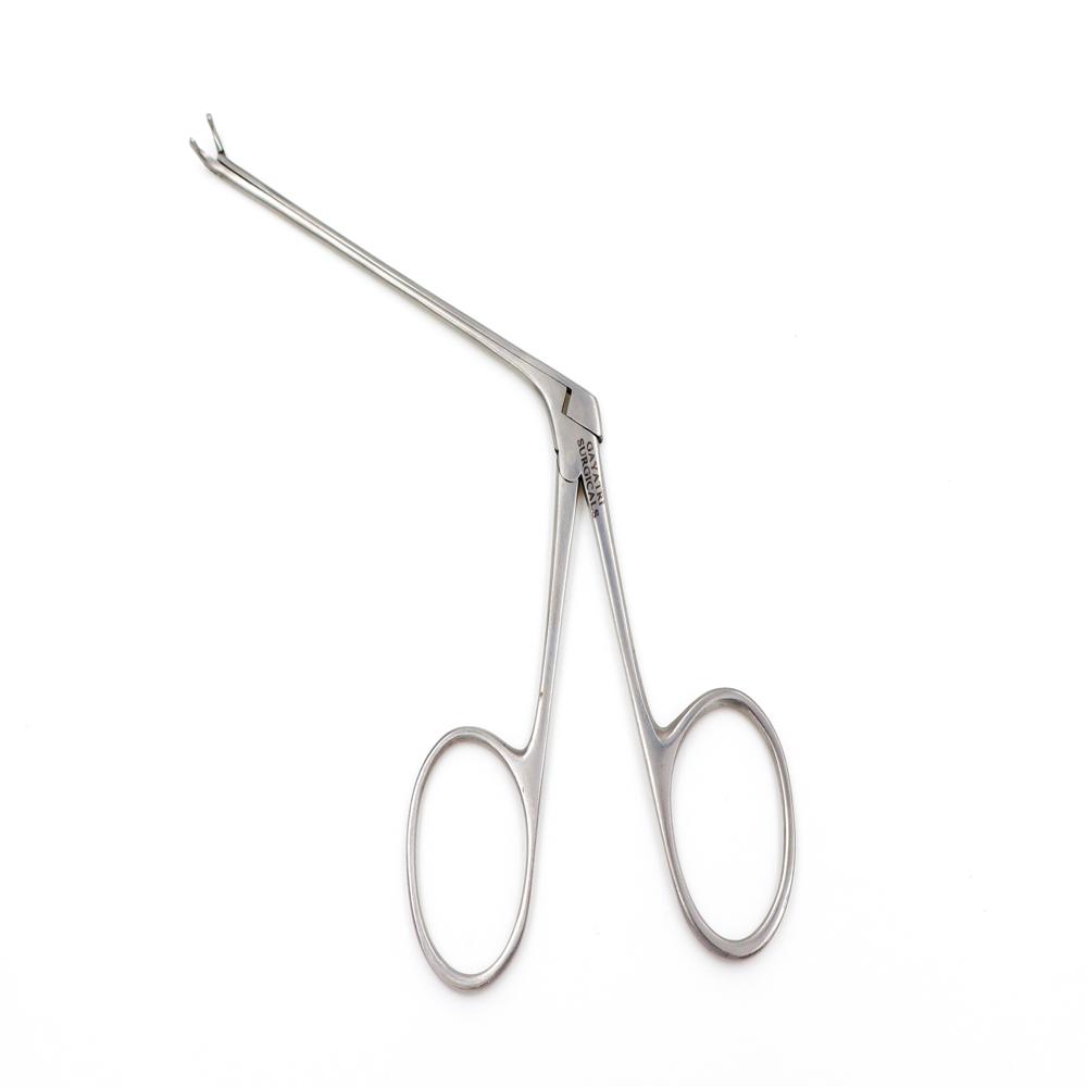 Micro Aural Cup Forceps Stainless Steel 174 Micro Upword 5 Inch - Color: Silver