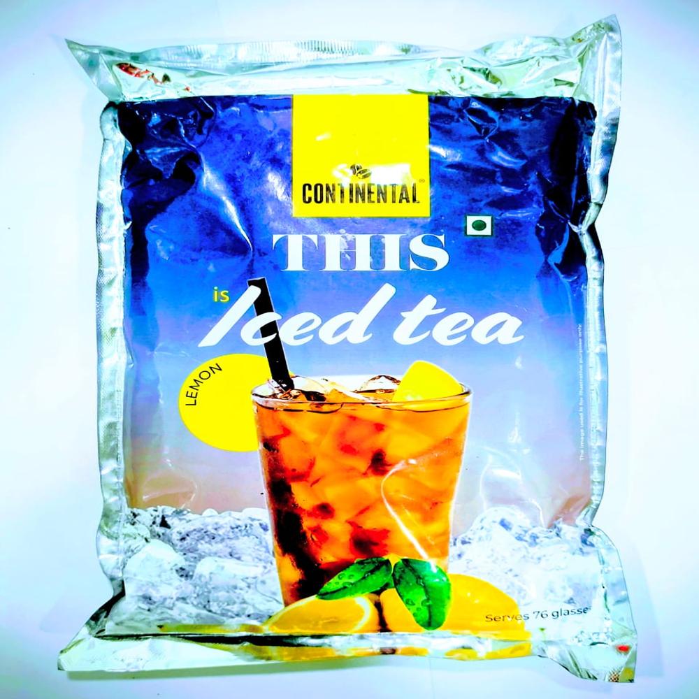 Continental Iced Tea Lemon Flavour Premix - Color: Brown