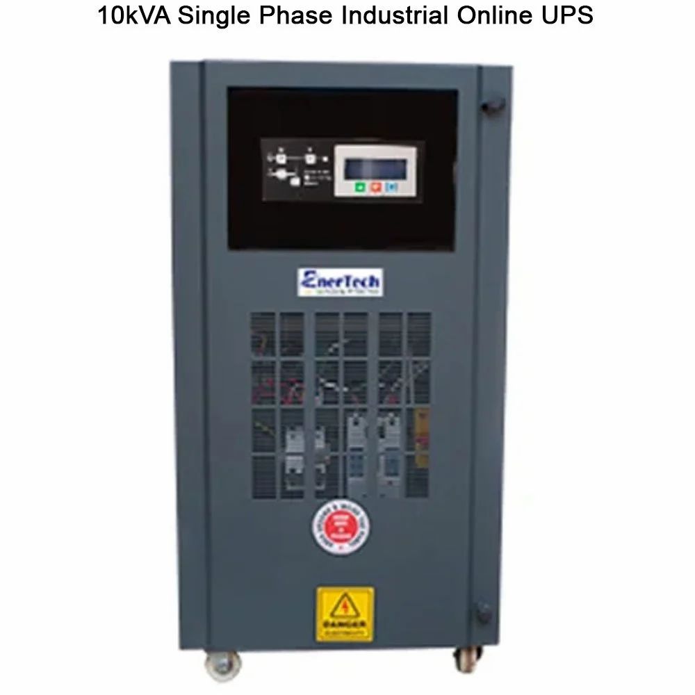 Enertech 10Kva Single Phase Industrial Online Ups - Features: Good Quality