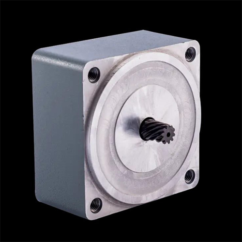 Ac Geared Motor Right Angle Hollow Shaft Gearbox - Color: Silver