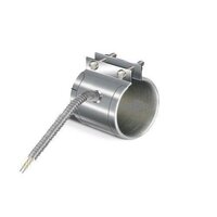 Nozzle Heaters - Round Shape, Standard Size | Silver Color, Single/three Phase, Efficient Heating For Plastic Processing Applications