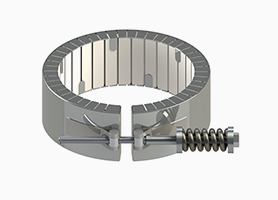 Ceramic Band Heaters - Color: Silver