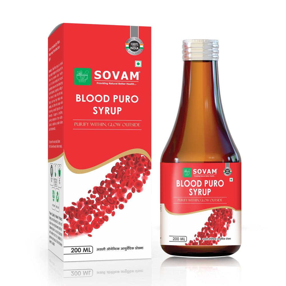 Sovam Blood Puro Syrup 200ml - Age Group: For Adults