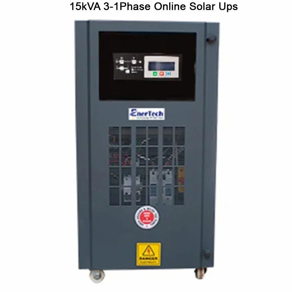 Enertech 15kva 3-1phase Online Solar Ups - Application: Industrial