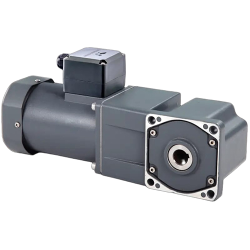 Ac Geared Motor Right Angle Hollow Shaft Gearbox - Color: Silver