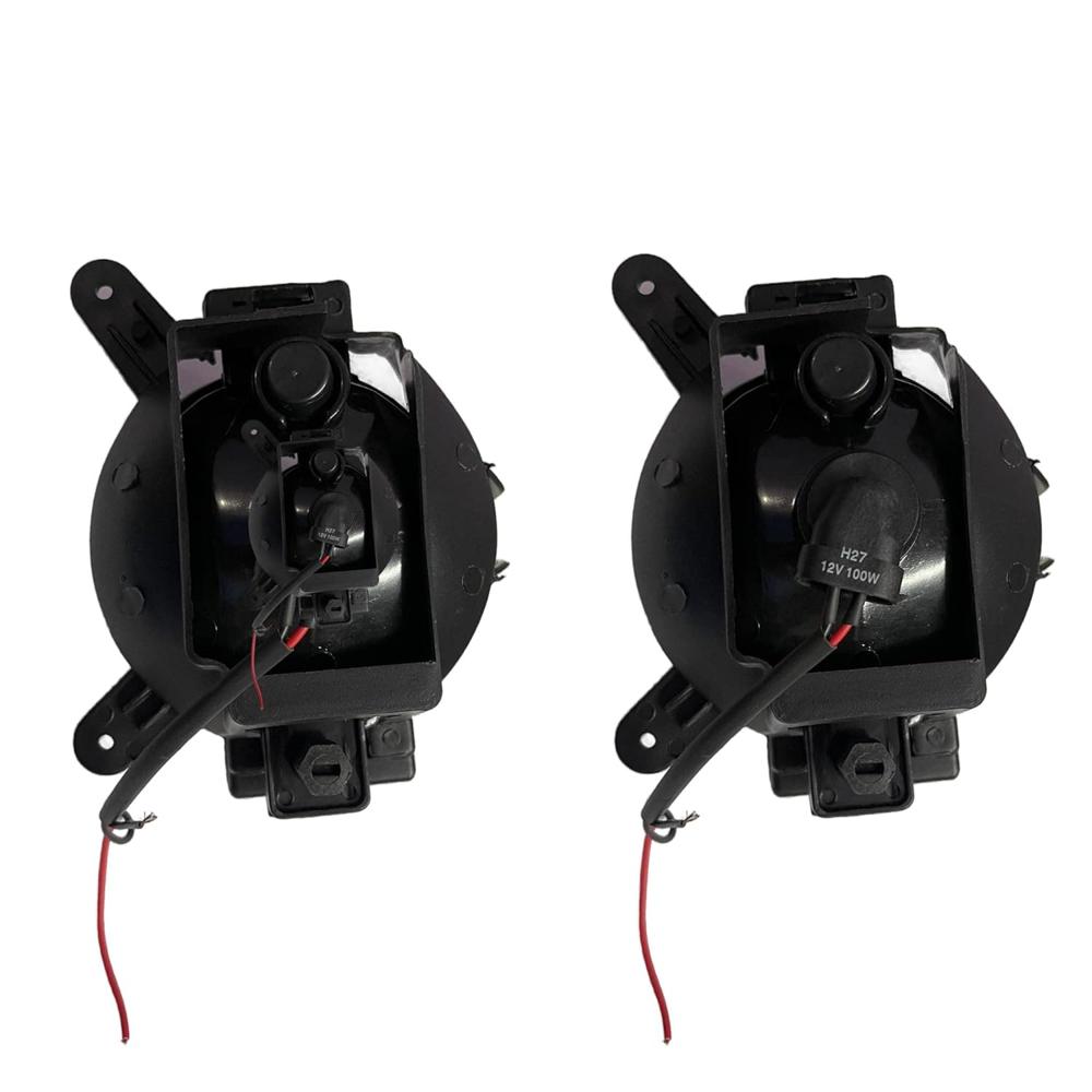 K D Fog Lamp Set For Chevrolet Beat With Bulb (Pair) 2010-2014 - Body Material: Plastic