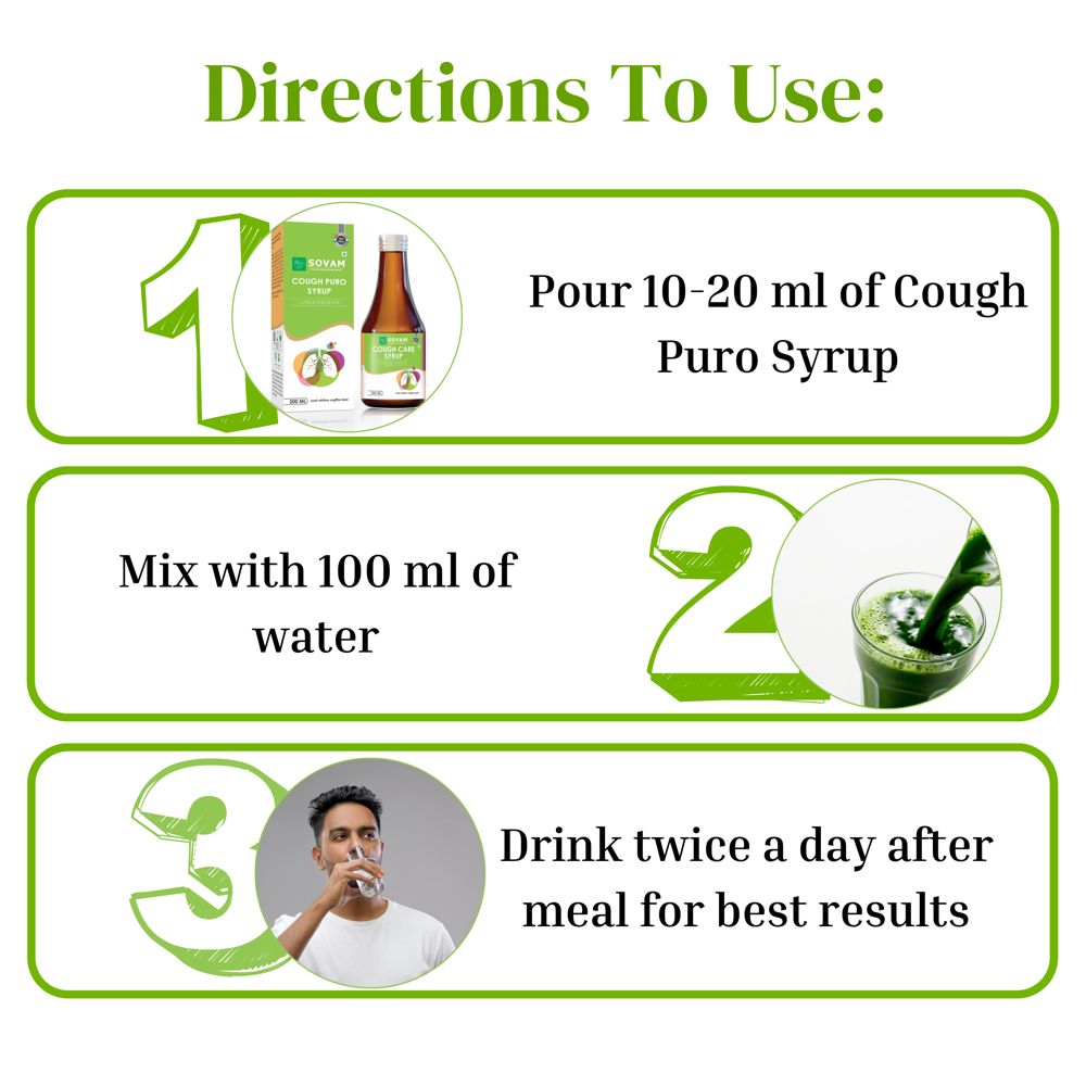 Sovam Cough Puro Syrup 200 ml