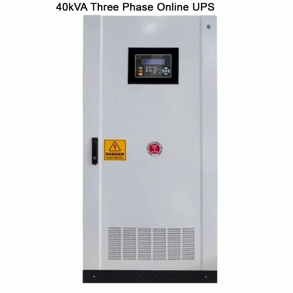 40Kva Three Phase Online Ups - Color: White