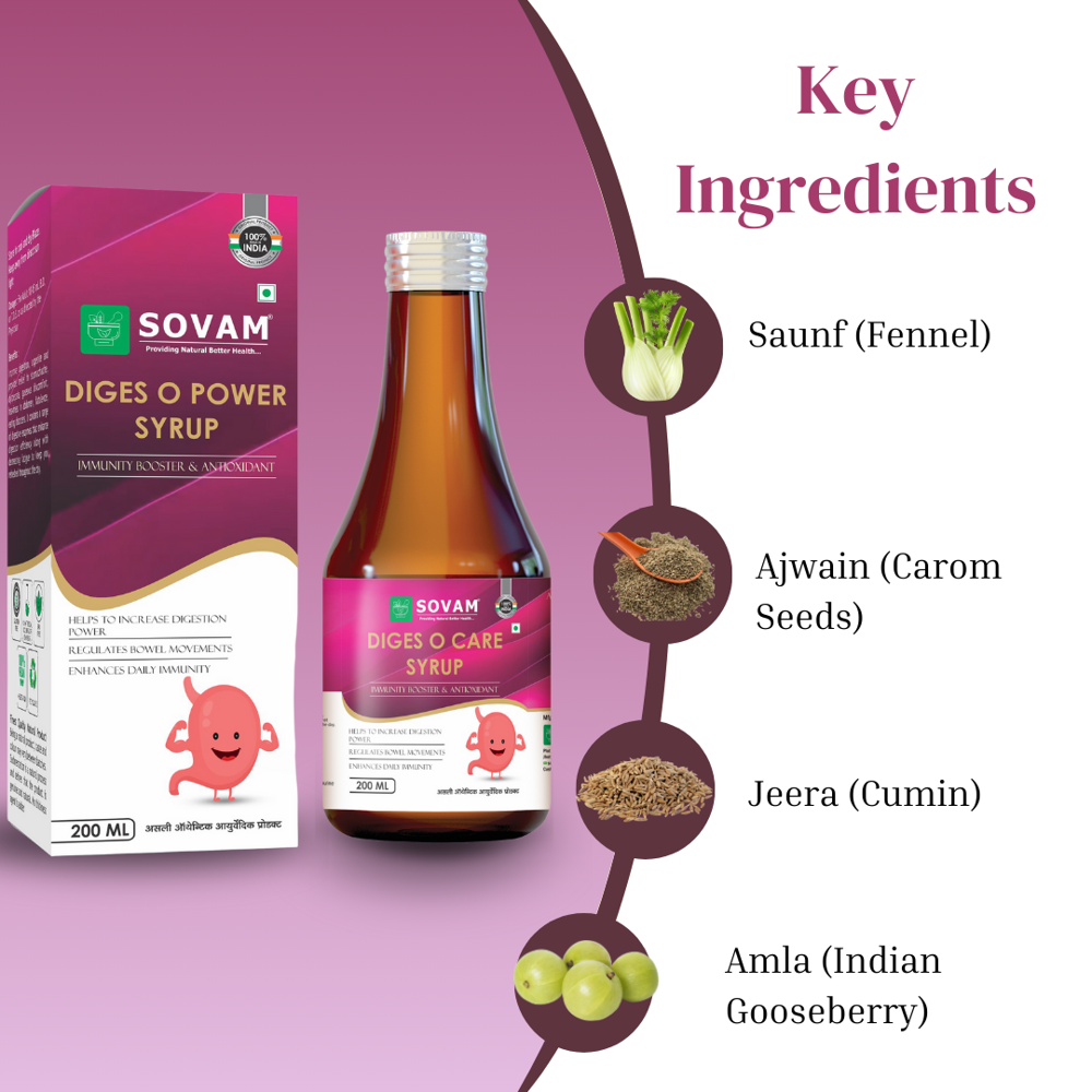 Sovam Diges O Care Syrup 200 ml