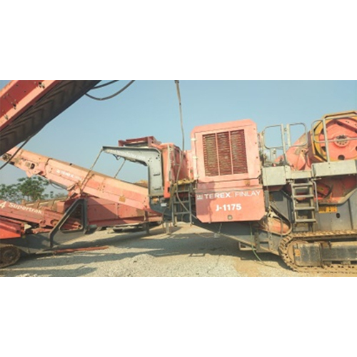 Vipl-012 Mobile Track Mounted Crusher - Color: Orange