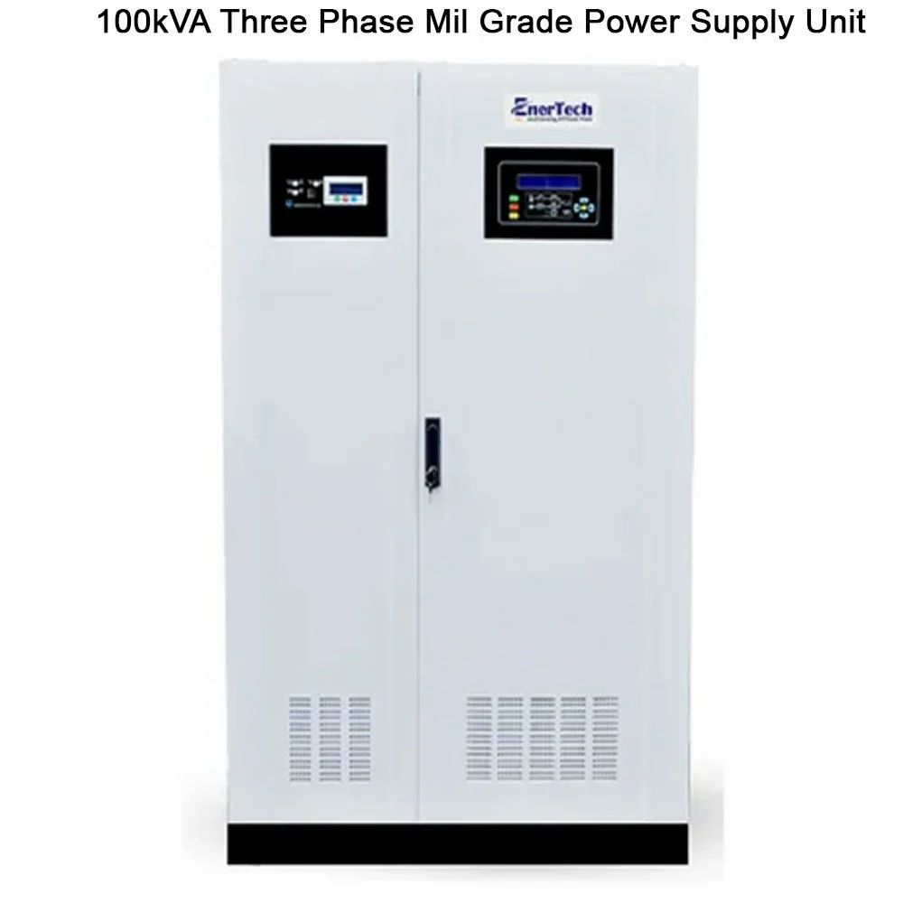 100kVA Three Phase Mil Grade Power Supply Unit