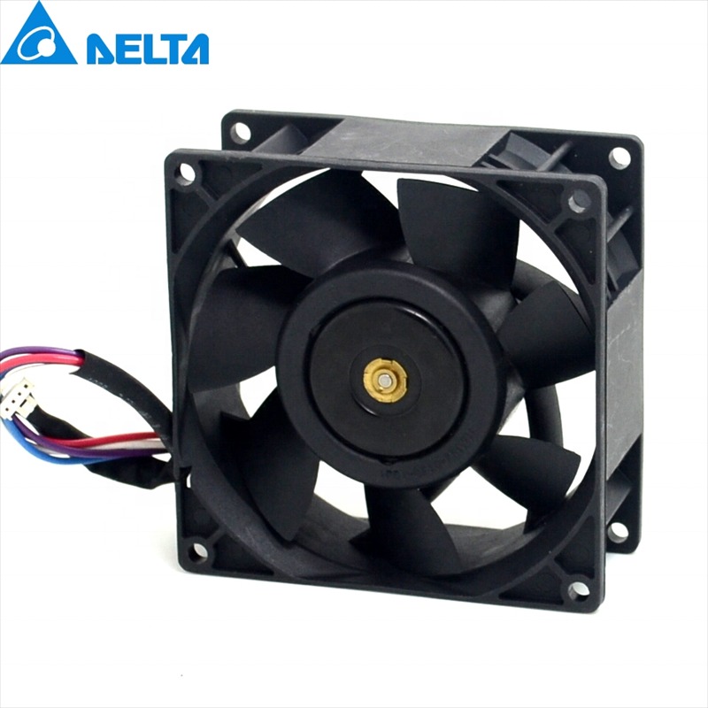 Delta PFB0924DHE-GT7 9238 9cm 92x 92x38mm 24V DC Ball Bearing Lead Wires Small CPU Server Inverter Axial Cooling Fan