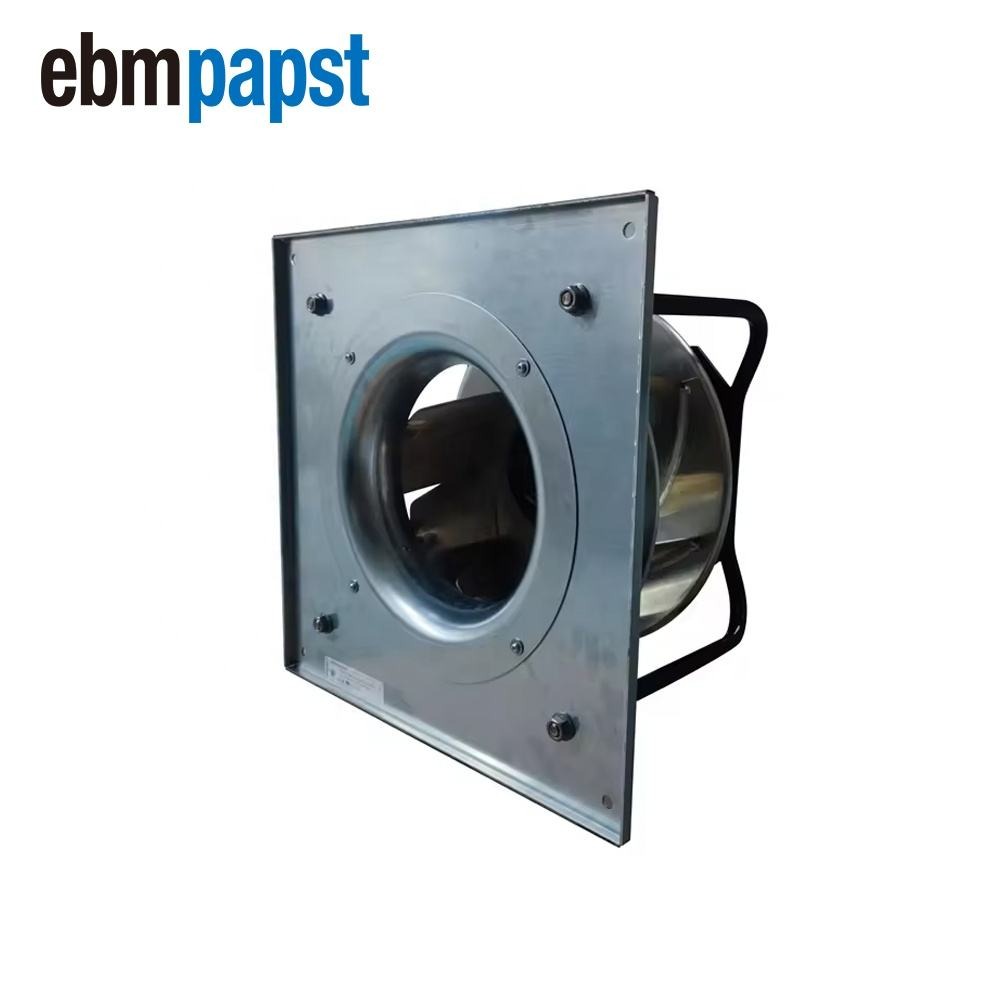 Ebmpapst K3G355-Pv70-01/F01 M3G112-Ga 400V 2900W 3230Rpm 4.4A High Speed Rail Auxiliary Converter Centrifugal Cooling Fan - Color: Silver