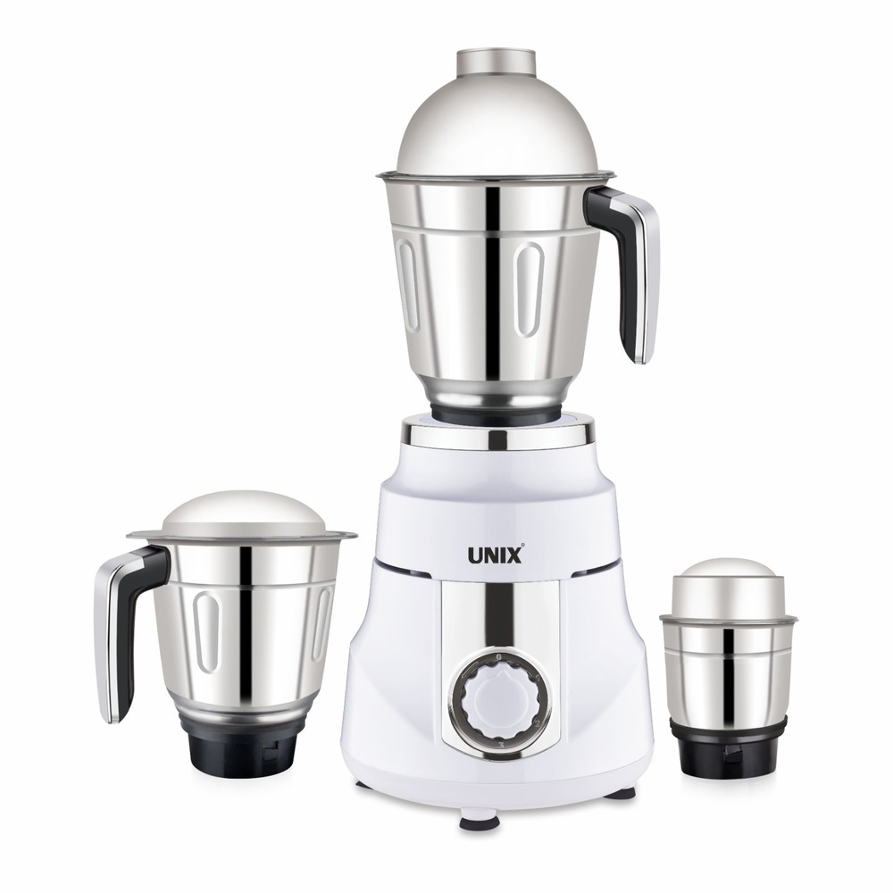 1 Hp 3 Jar Mixer Grinder - Color: White & Sliver