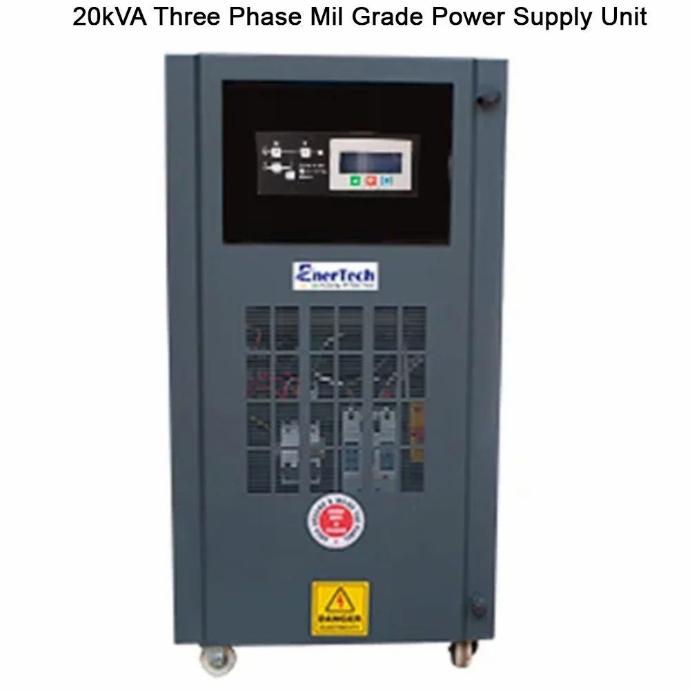 20Kva Three Phase Mil Grade Power Supply Unit - Color: Black