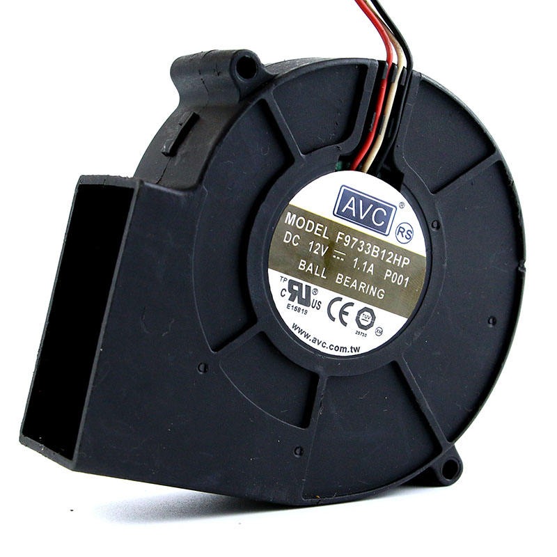 AVC F9733B12HP DC12V 1.1A 97*97*33MM 9733 9.7CM Original Brand-new 4-wire Double-ball Bearing Turbine Cooling Fan