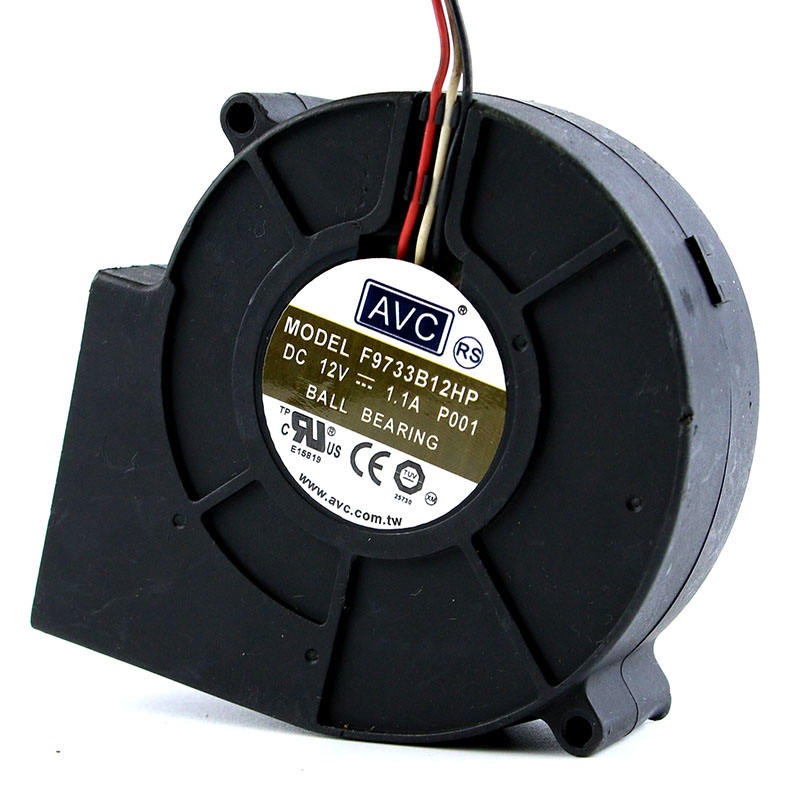 AVC F9733B12HP DC12V 1.1A 97*97*33MM 9733 9.7CM Original Brand-new 4-wire Double-ball Bearing Turbine Cooling Fan
