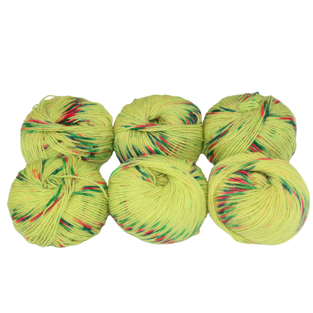 Feather Soft Yarn - Neon Green