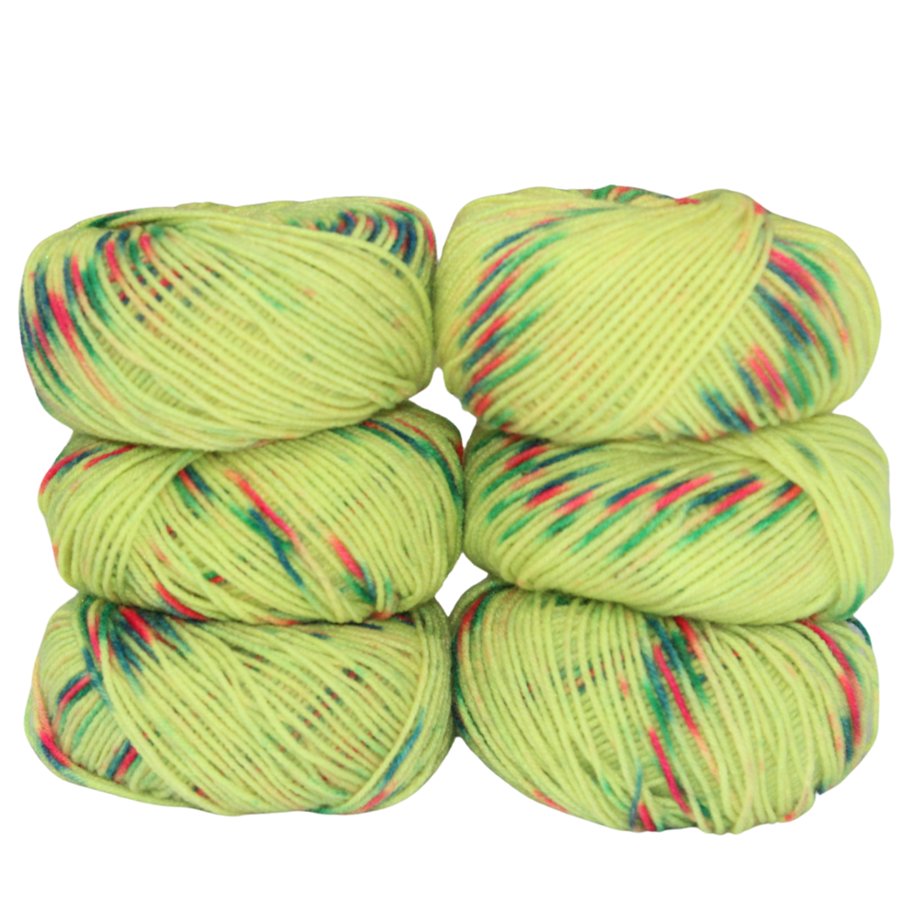 Feather Soft Yarn - Neon Green