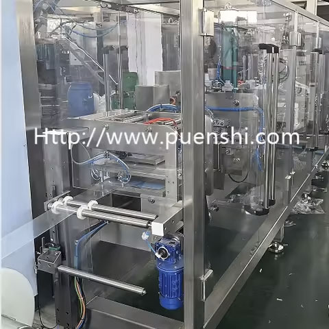 Mechanical Automatic IV Solution Production Line with PLC for