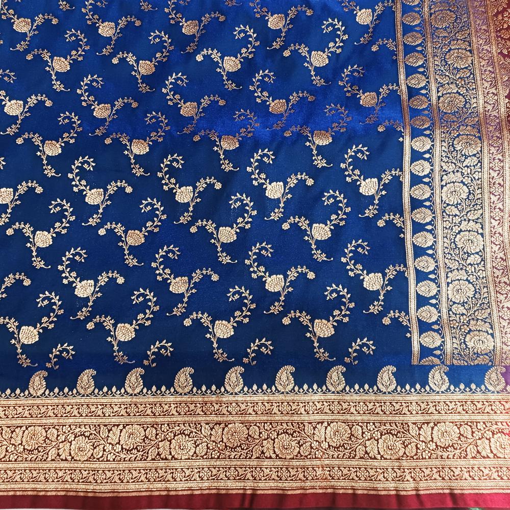 Ladies Party Wear Banarsi Nylon Saree