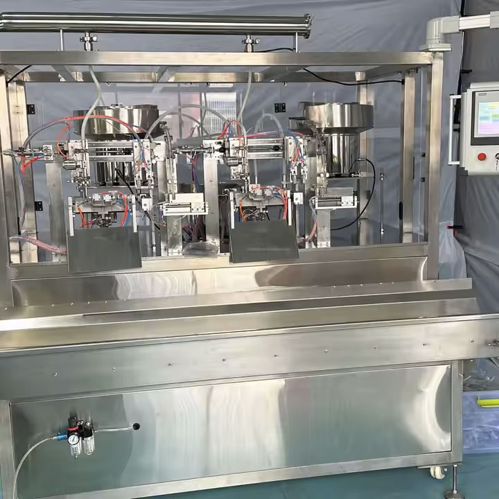 Simple To Operate Pvc Infusion Filling PNS-A4 IV Bag Filling-Sealing Machine