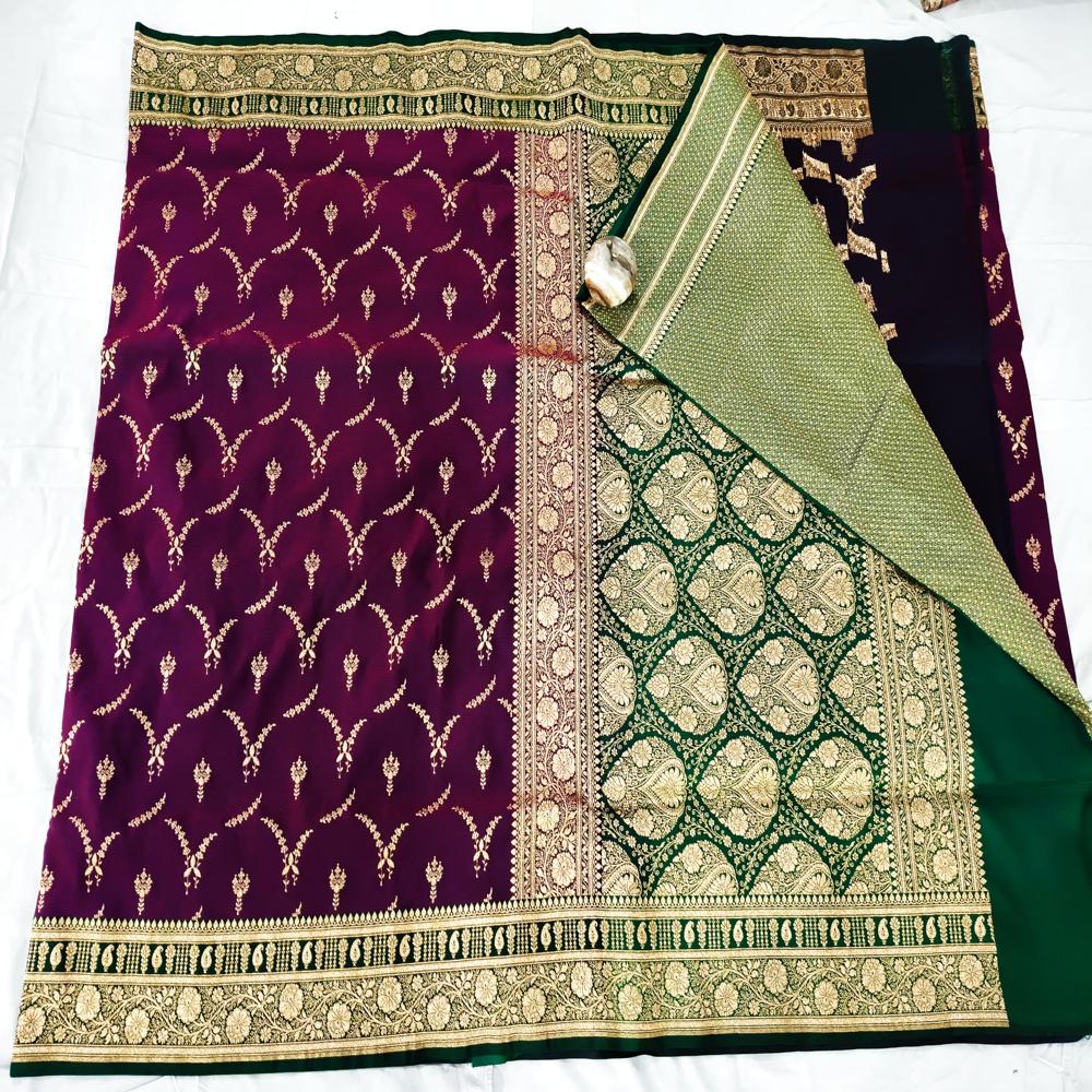 Ladies Banarsi Nylon  Saree