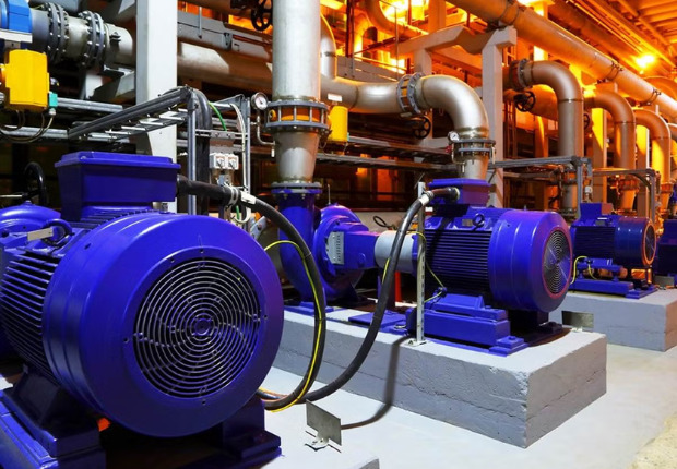 Pumps And Motors - Color: Blue Paint Coated