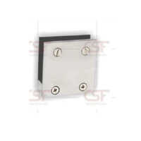 Ss Glass Bracket - Finish: Polished
