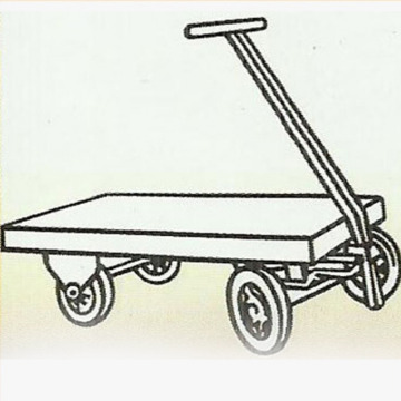 Pull Type Platform Trolley - Application: Industrial